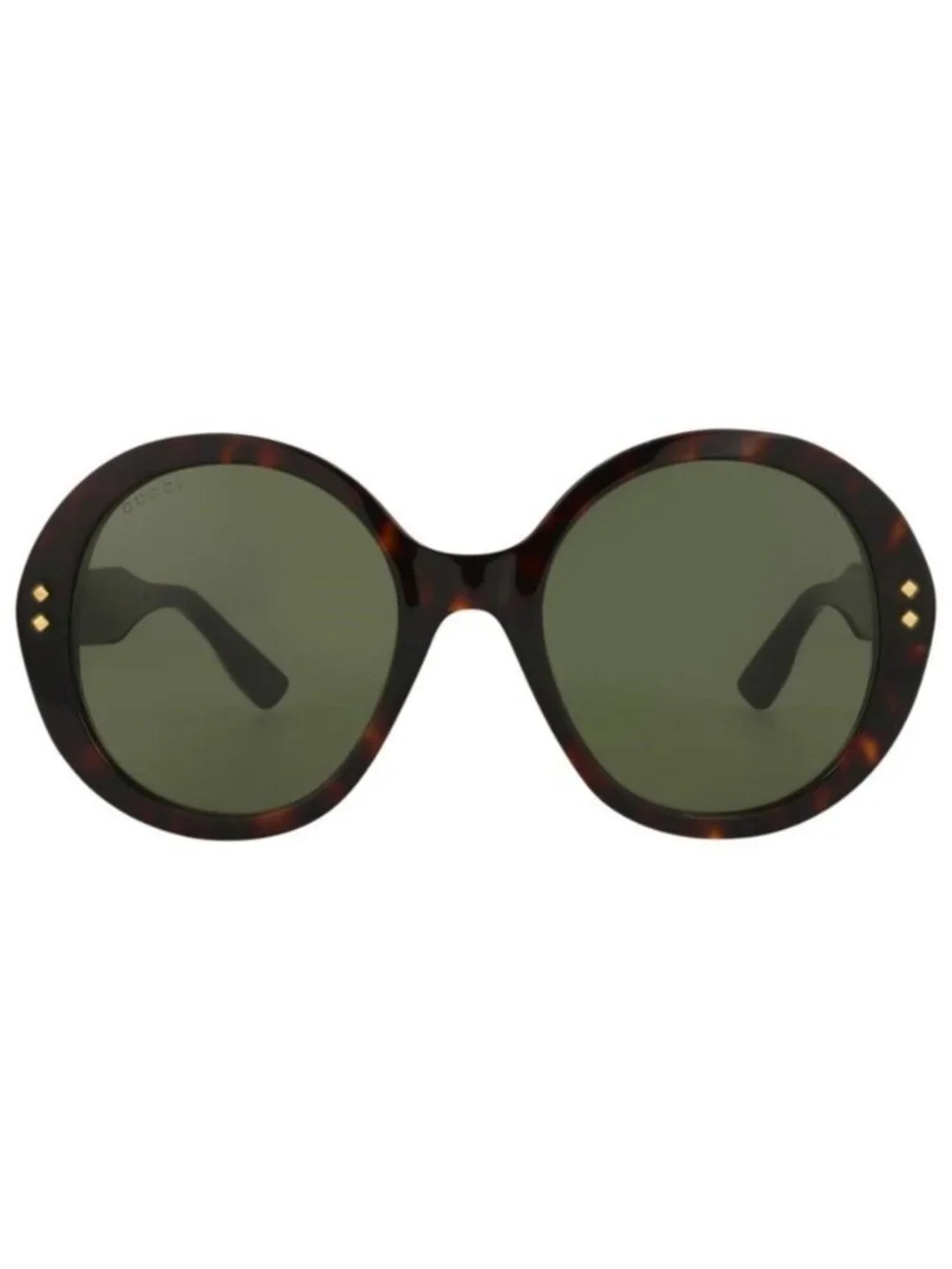 New Gucci Womens Round/Oval Havana Havana Green Fashion Designer Sunglasses